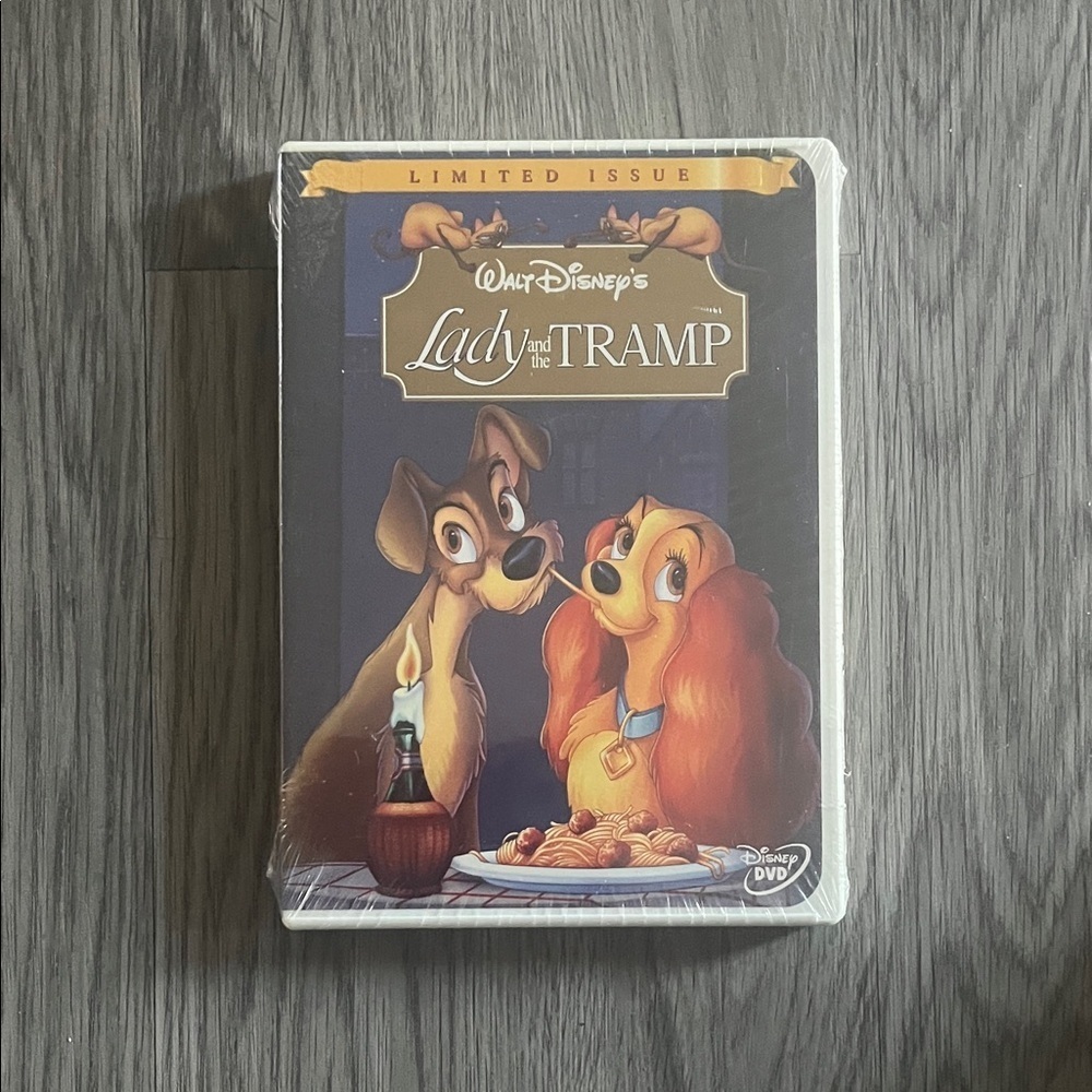 Disney Lady and the Tramp Limited Edition DVD - Black and Gold